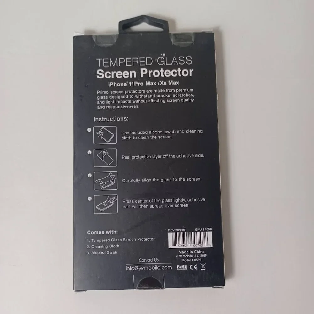 Primo Screen Protector Screen Protector NEW For Iphone 11 Pro Max, Iphone Xs Max